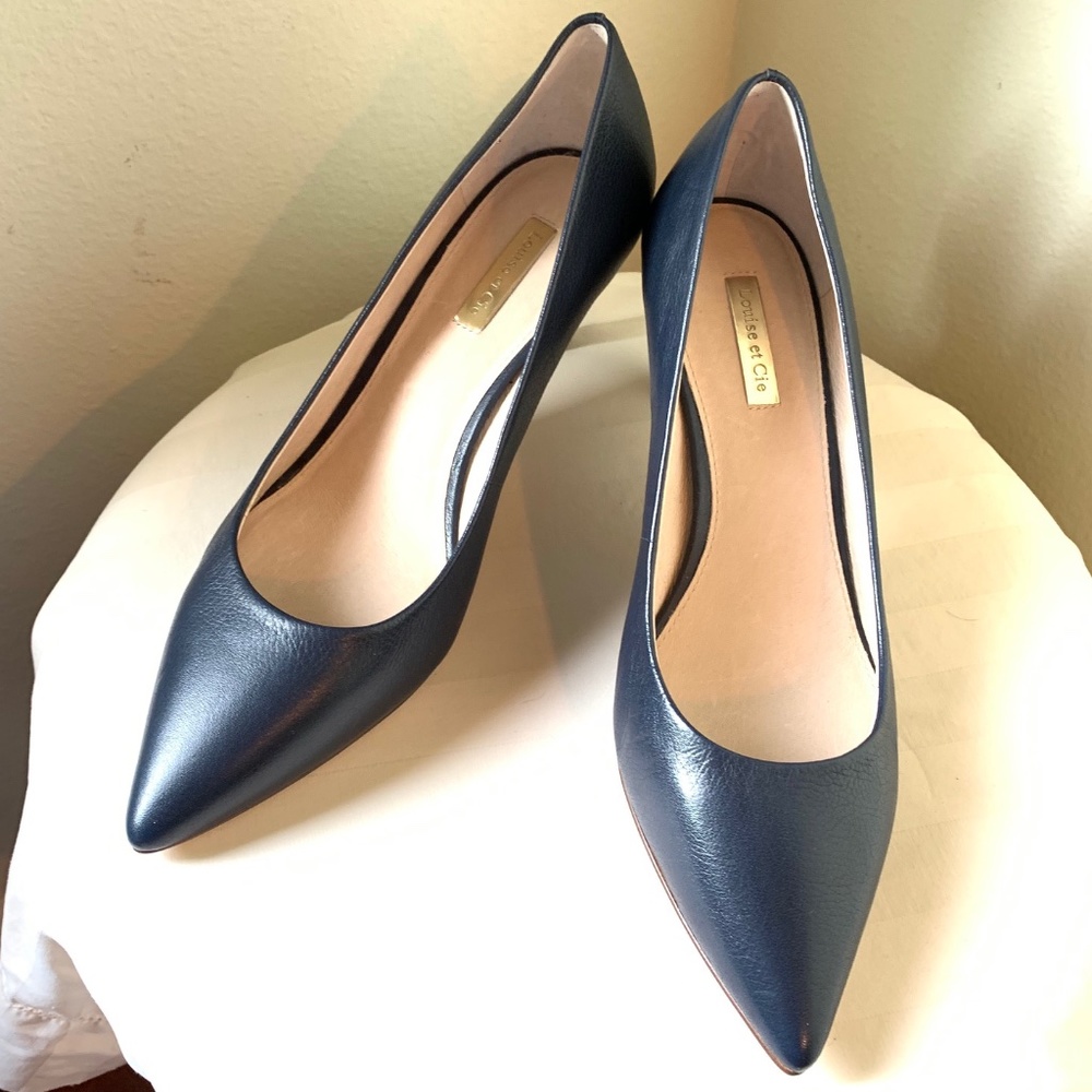 Louise Et Cie LO-JORDYNA Navy Blue Heels 9